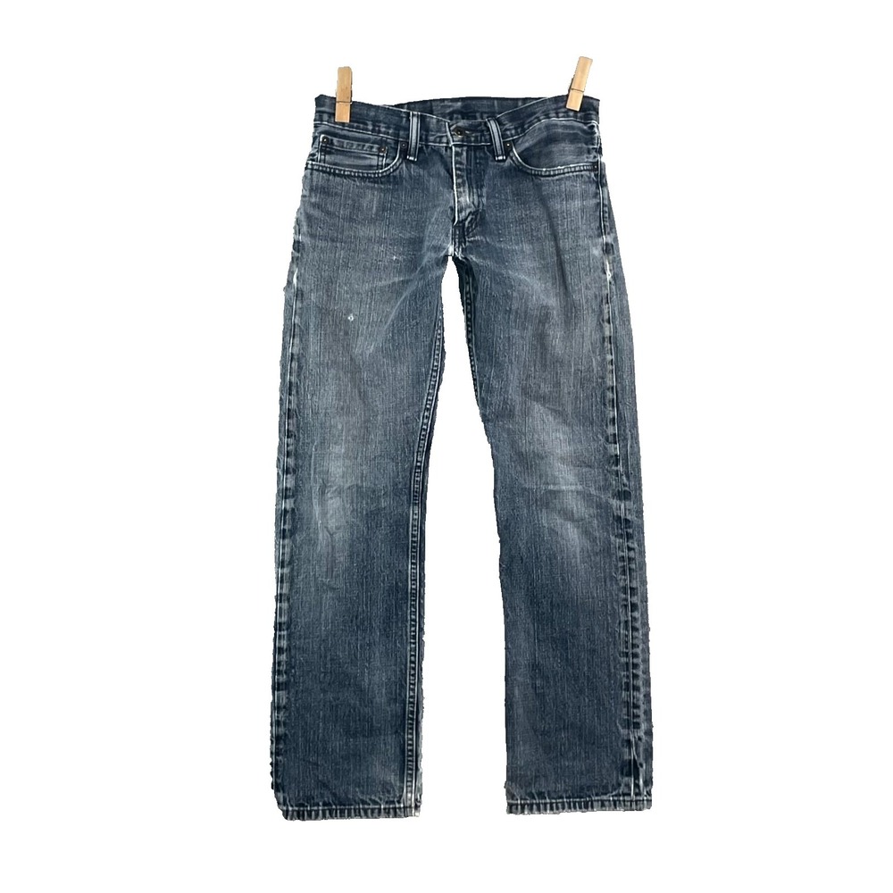 Levi's 514 Slim Straight Jeans Mens 30x29* Blue Denim Streetwear Western Classic
